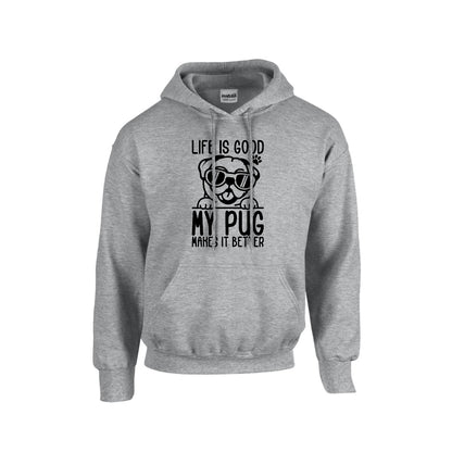 Lulu   - Pug Lover Hoodie – Essential Unisex Cotton Sweatshirt