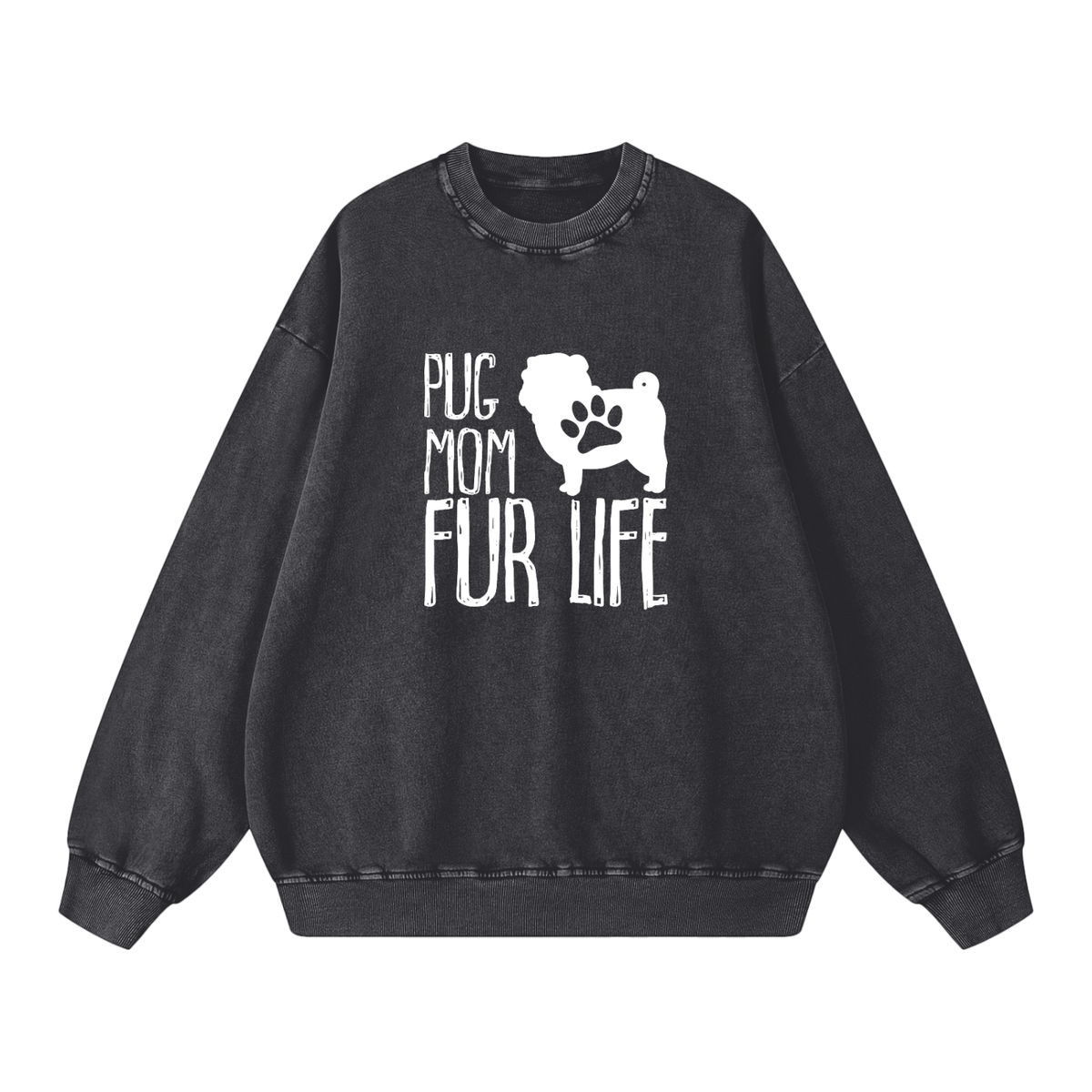Teddy - Snow Washed Oversized Sweatshirt