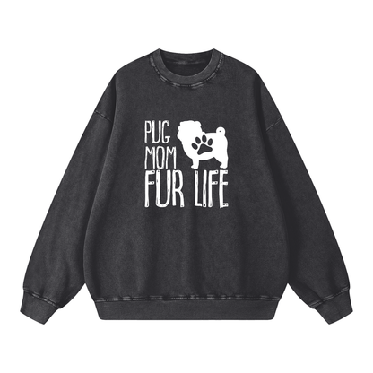 Teddy - Snow Washed Oversized Sweatshirt