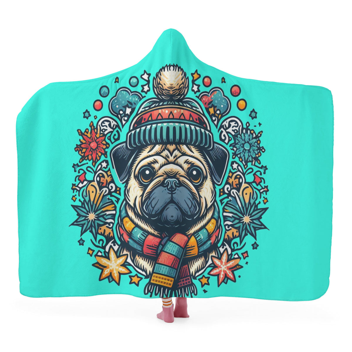 Doodle - Hooded Blanket