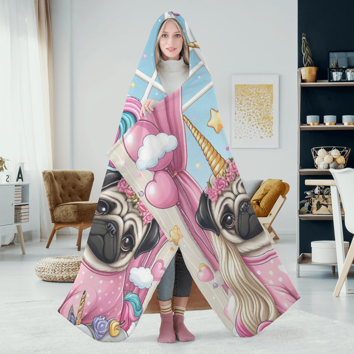 Pixel - Hooded Blanket