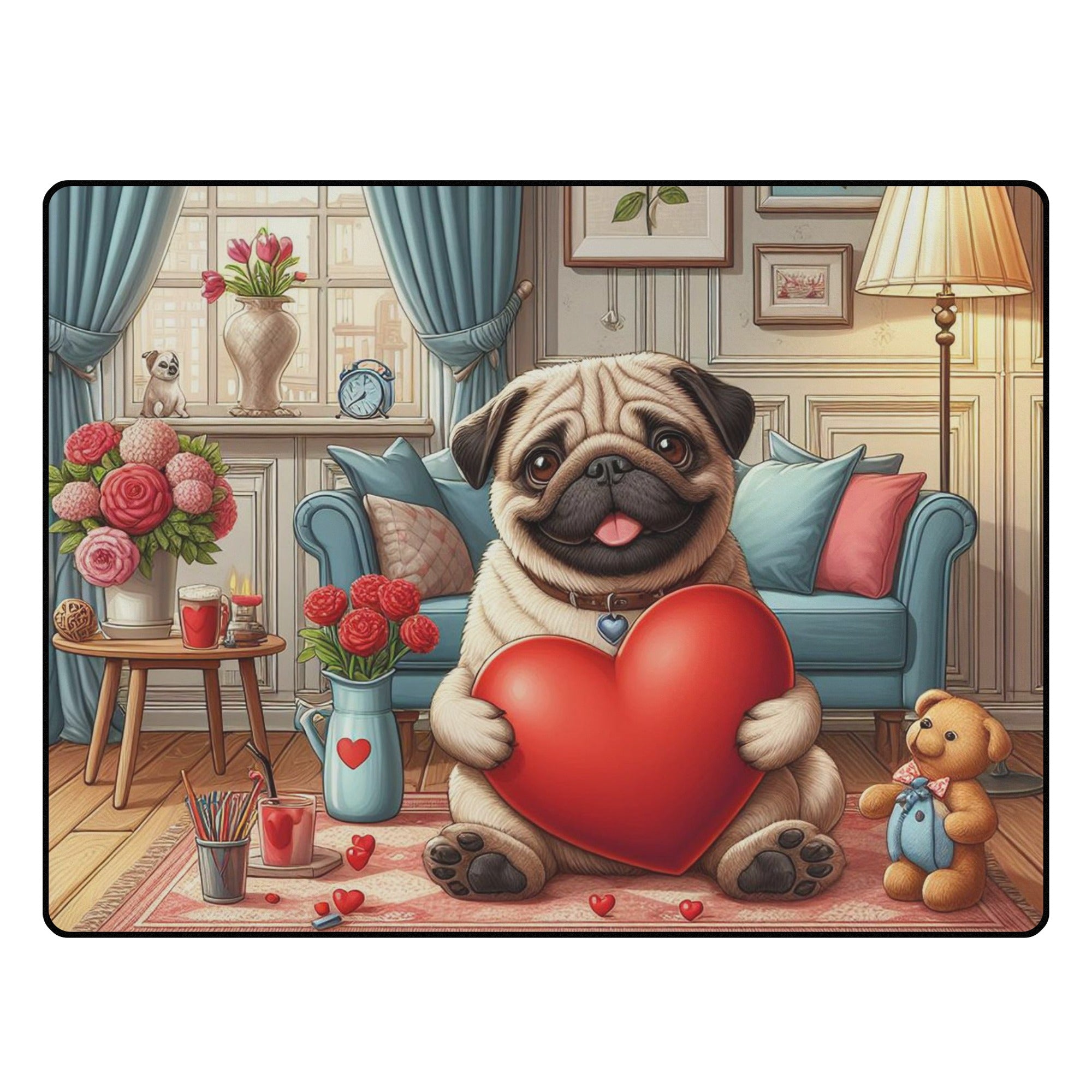 Pixel - Living Room Carpet Rug