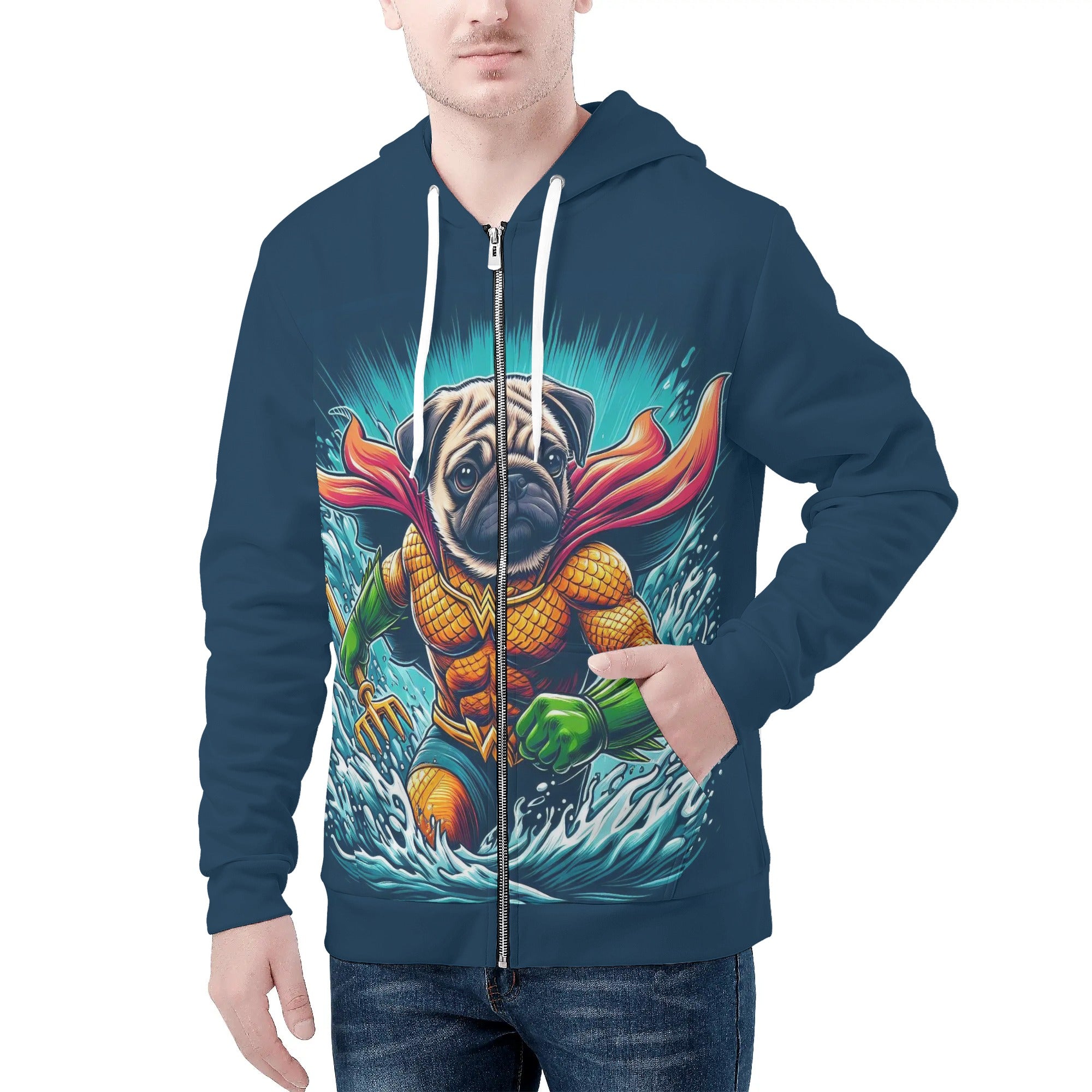 Thunder - All Over Print Zip Up Hoodie