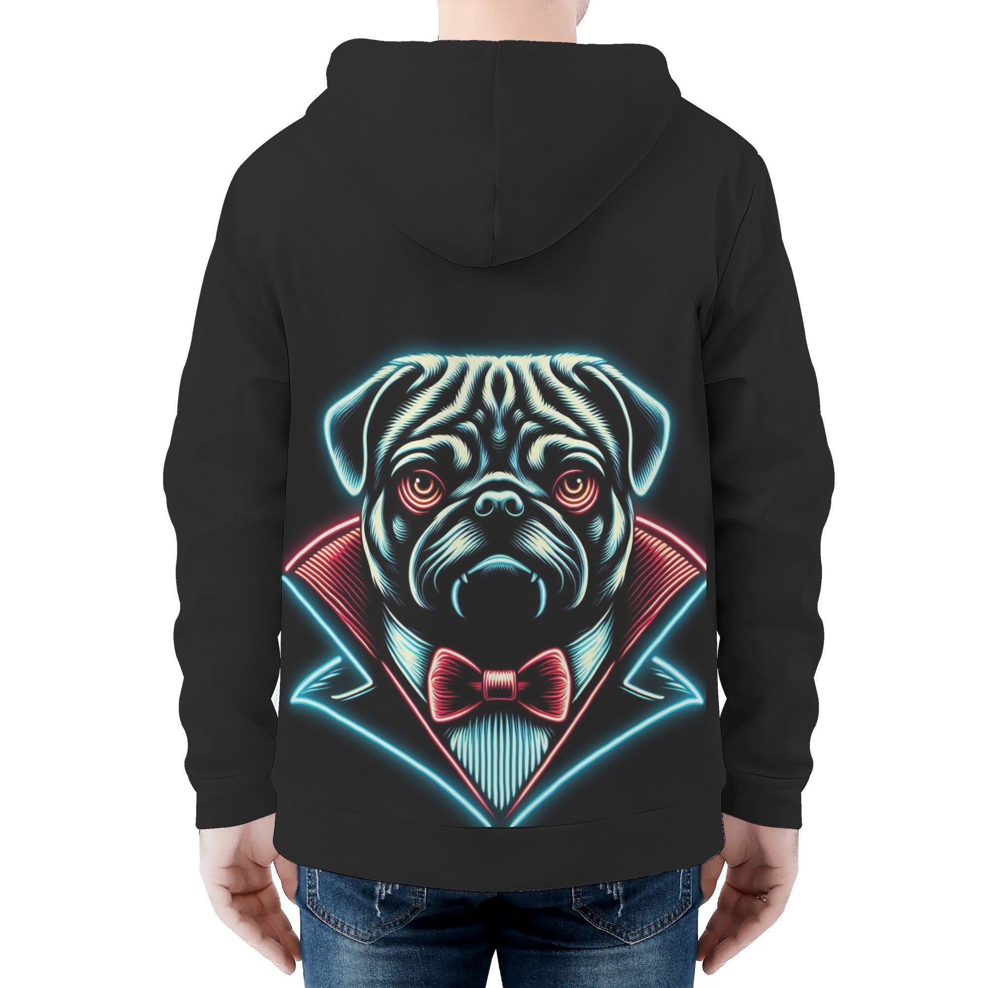 Sumo - All Over Print Zip Up Hoodie