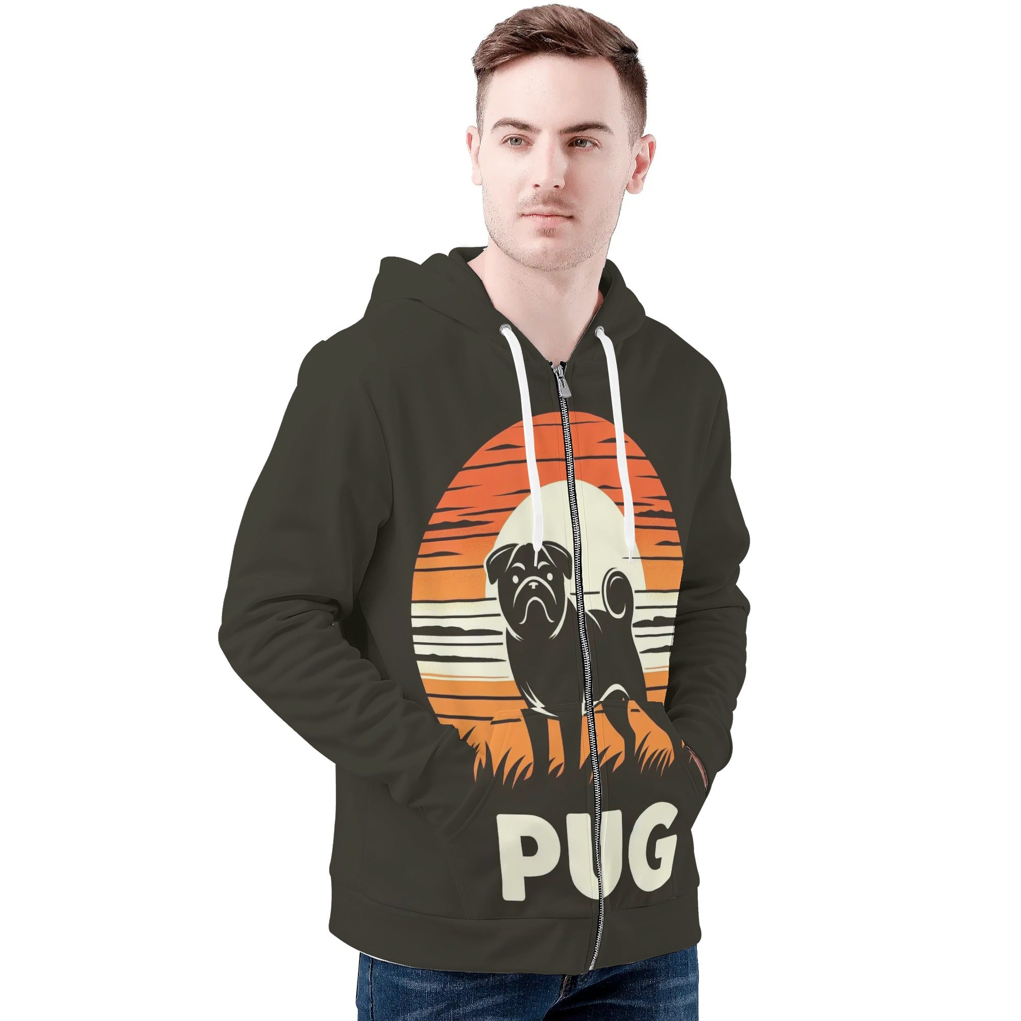 Jumbo - All Over Print Zip Up Hoodie