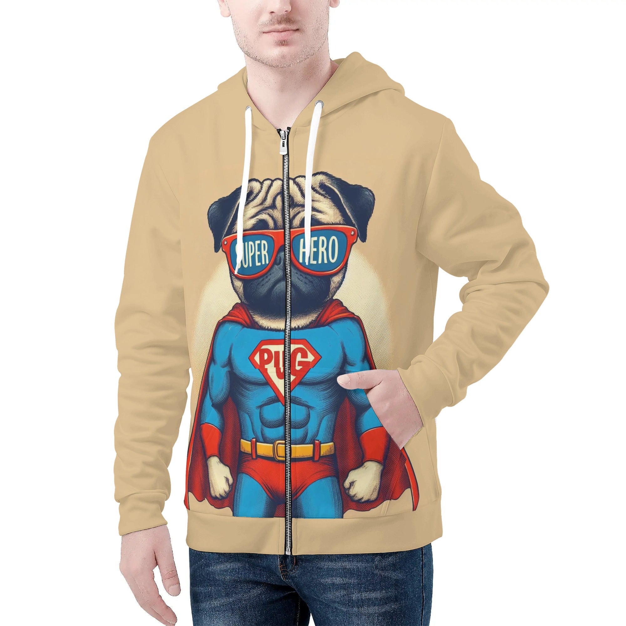 Dozer - All Over Print Zip Up Hoodie