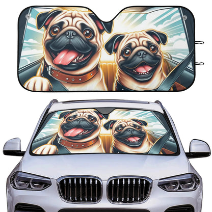 Button - Car Auto Sun Shade