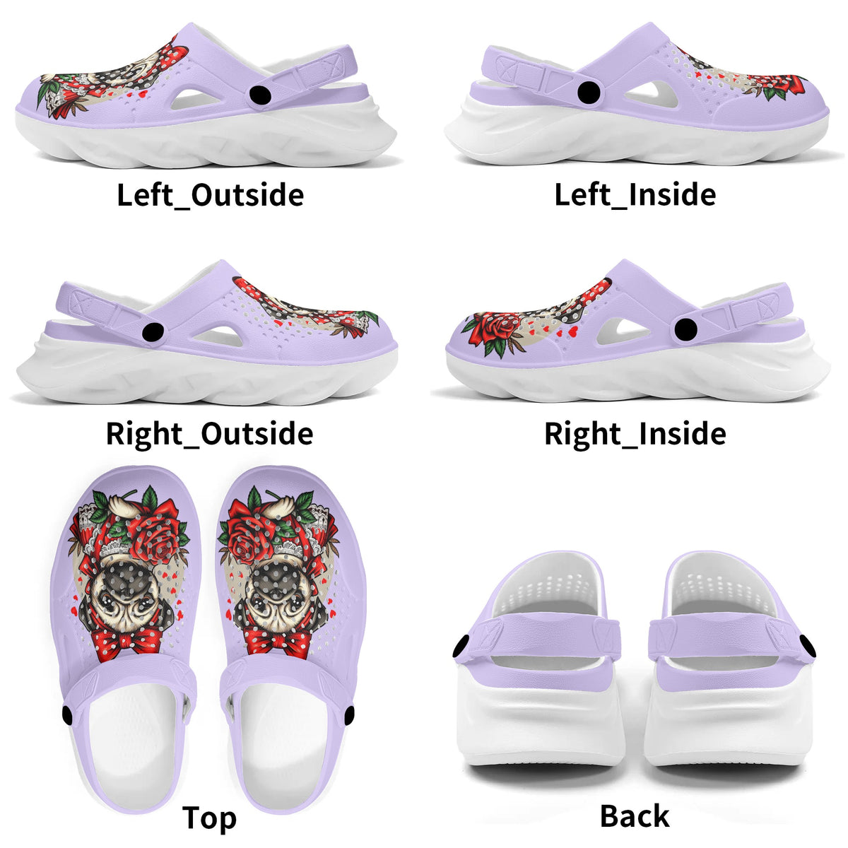 Hazel - Summer Hollow Out Clogs