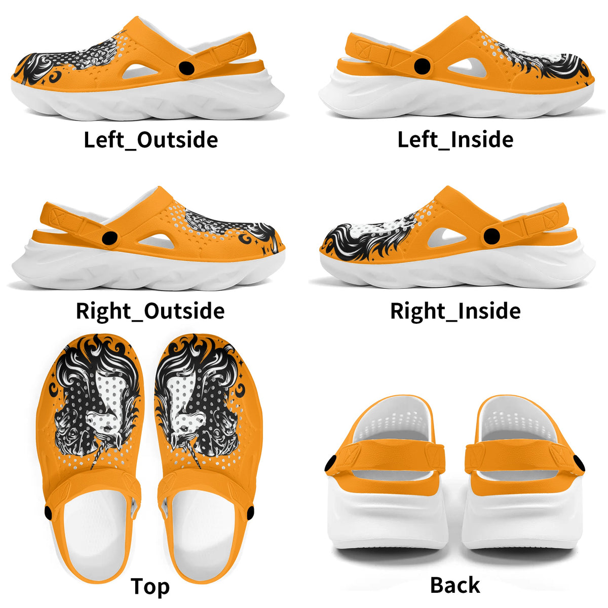 Paisley - Summer Hollow Out Clogs