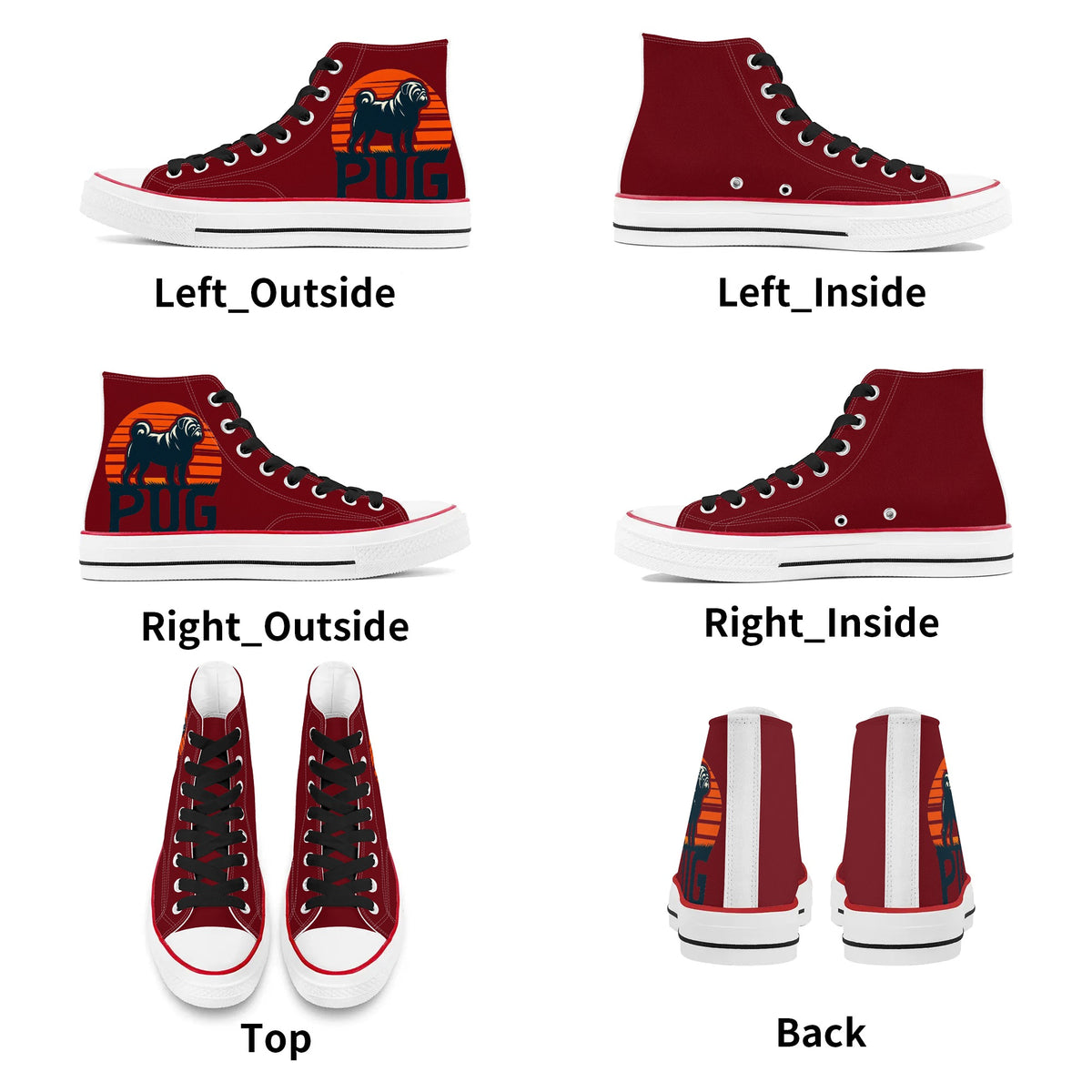Nala - Classic High Top Canvas Shoes