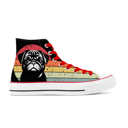Mia - Classic High Top Canvas Shoes
