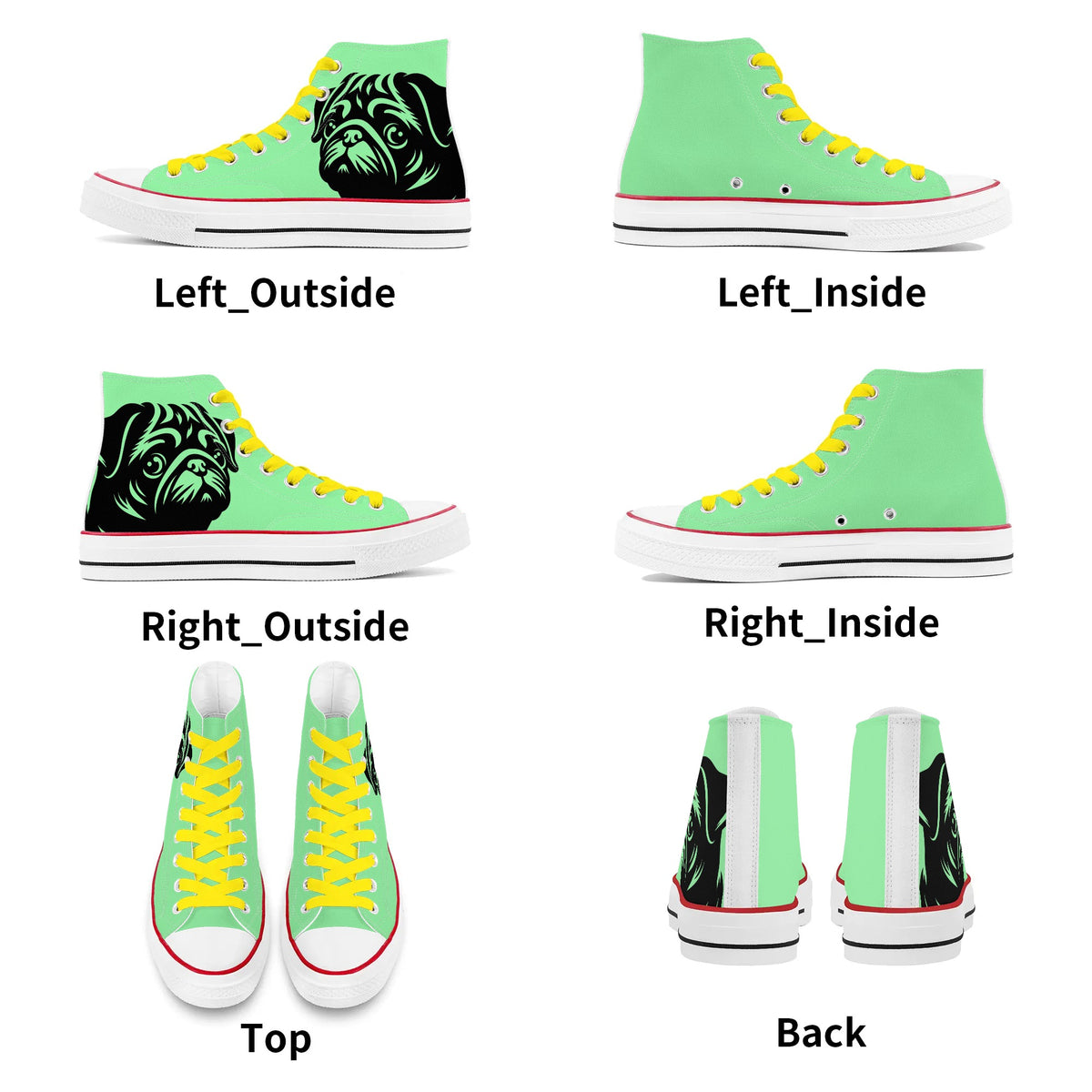 Lucy - Classic High Top Canvas Shoes