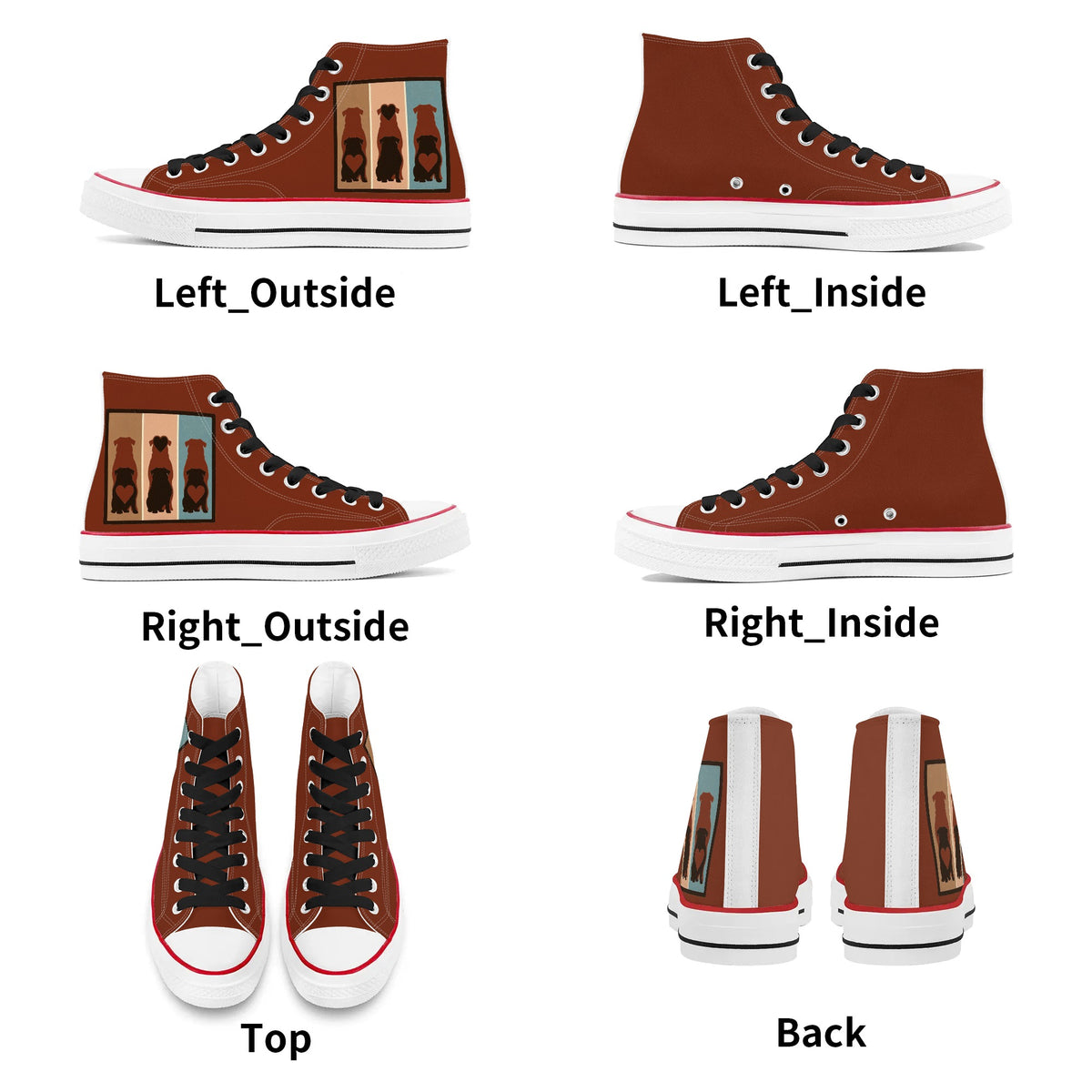 Bailey - Classic High Top Canvas Shoes