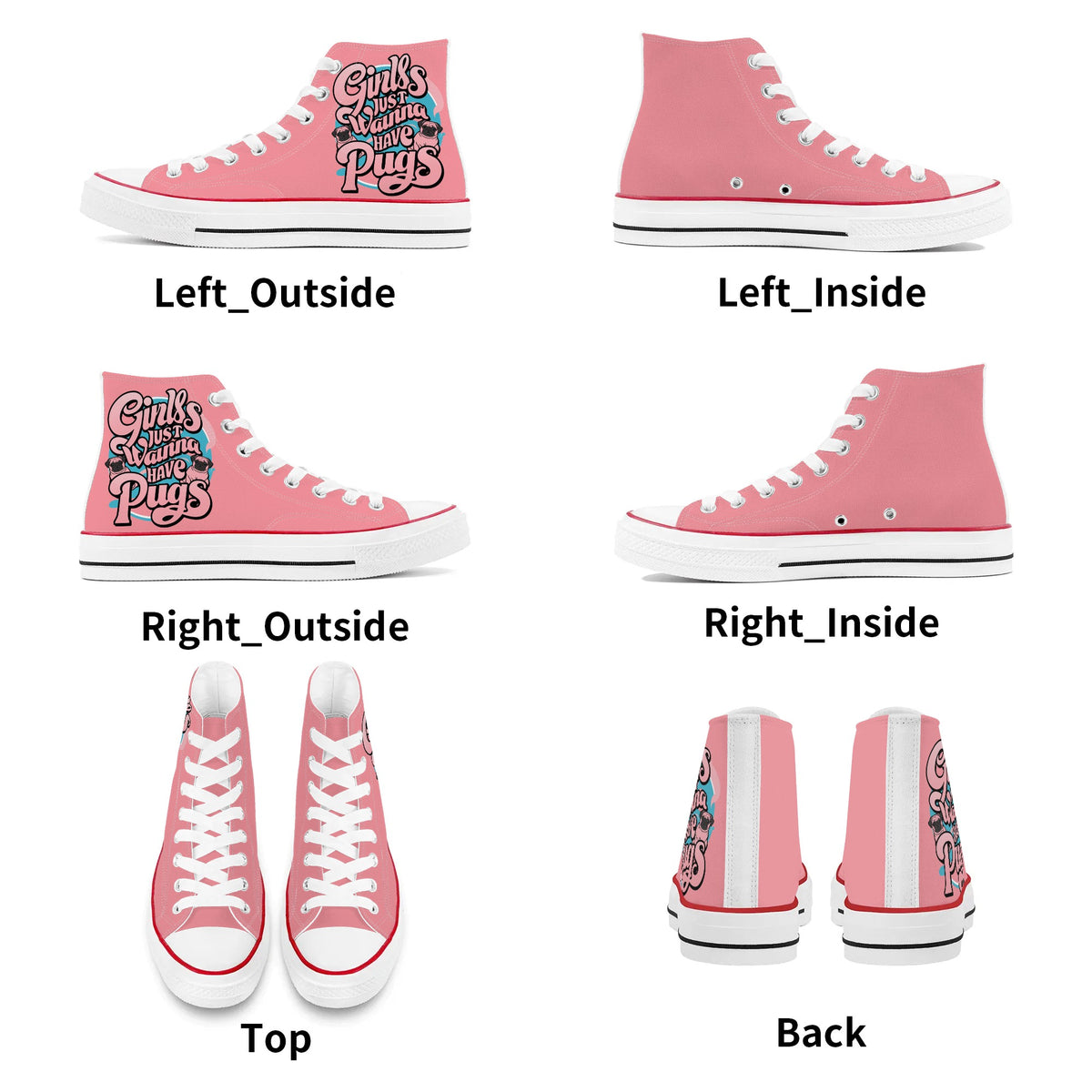 Max - Classic High Top Canvas Shoes