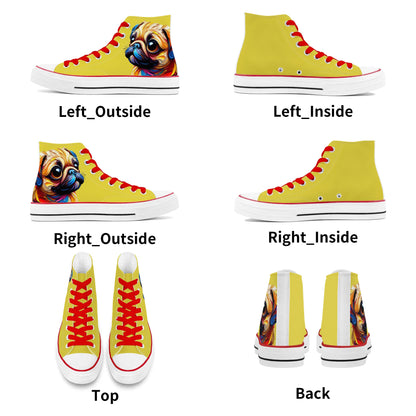 Lucy - Classic High Top Canvas Shoes