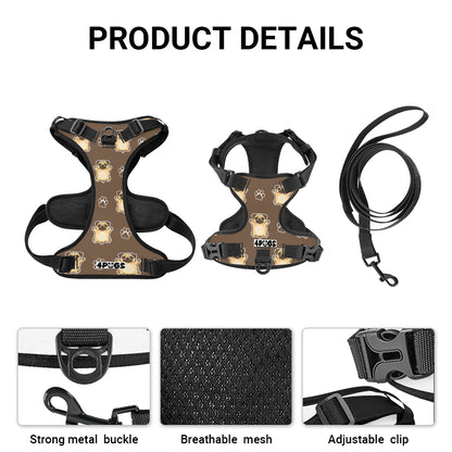 Bear - Pug Dog Harness
