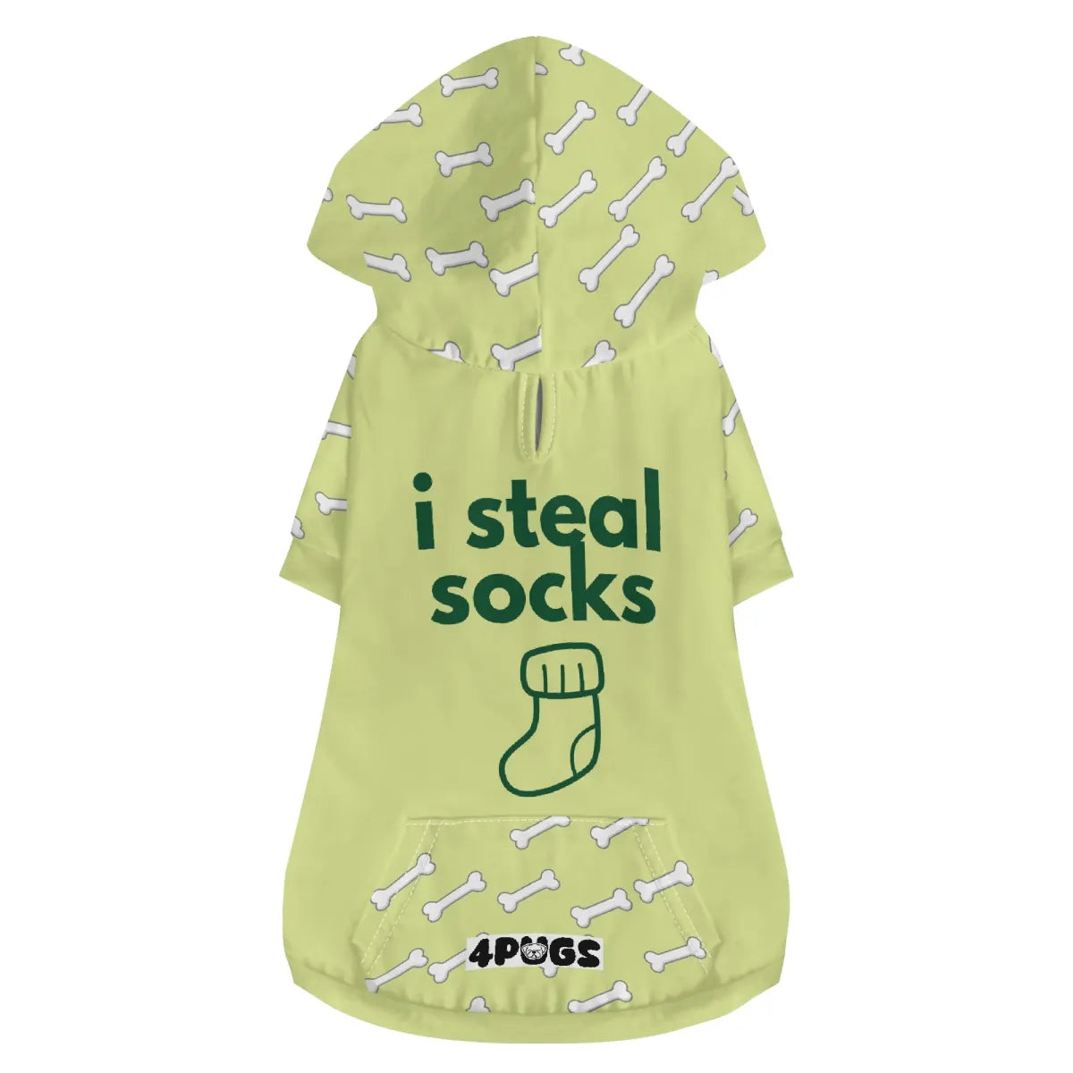 Bella - Pug Pullover Hoodie