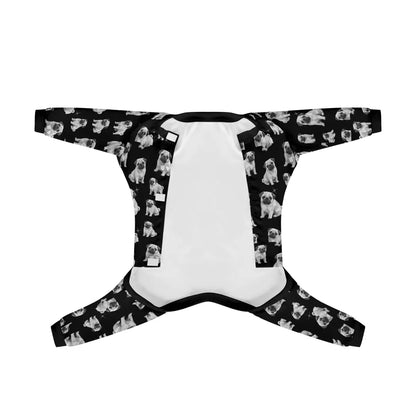 Hazel - Matching Dog Pajamas | Soft Stretchy Pet Onesie Sleepwear.