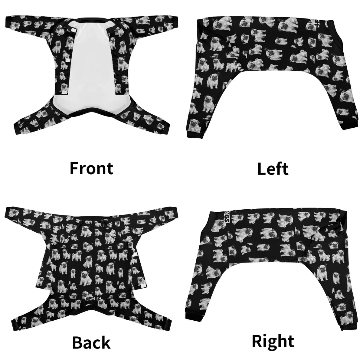 Hazel - Matching Dog Pajamas | Soft Stretchy Pet Onesie Sleepwear.