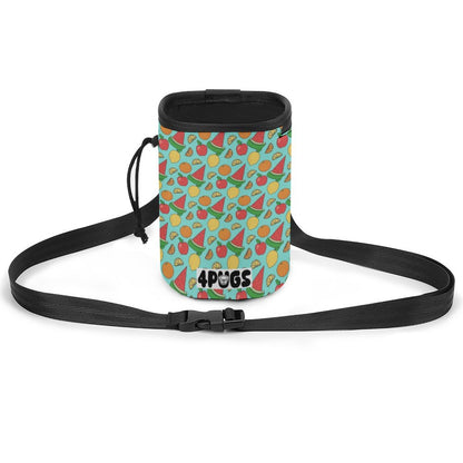 Peach - Pug Treat Training Pouch | Portable Bait Bag with Waist Clip