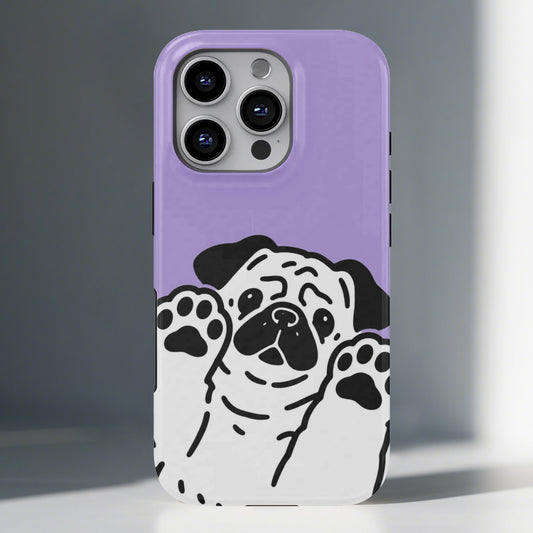 Otis - Dual-Layer Pug  Phone Case