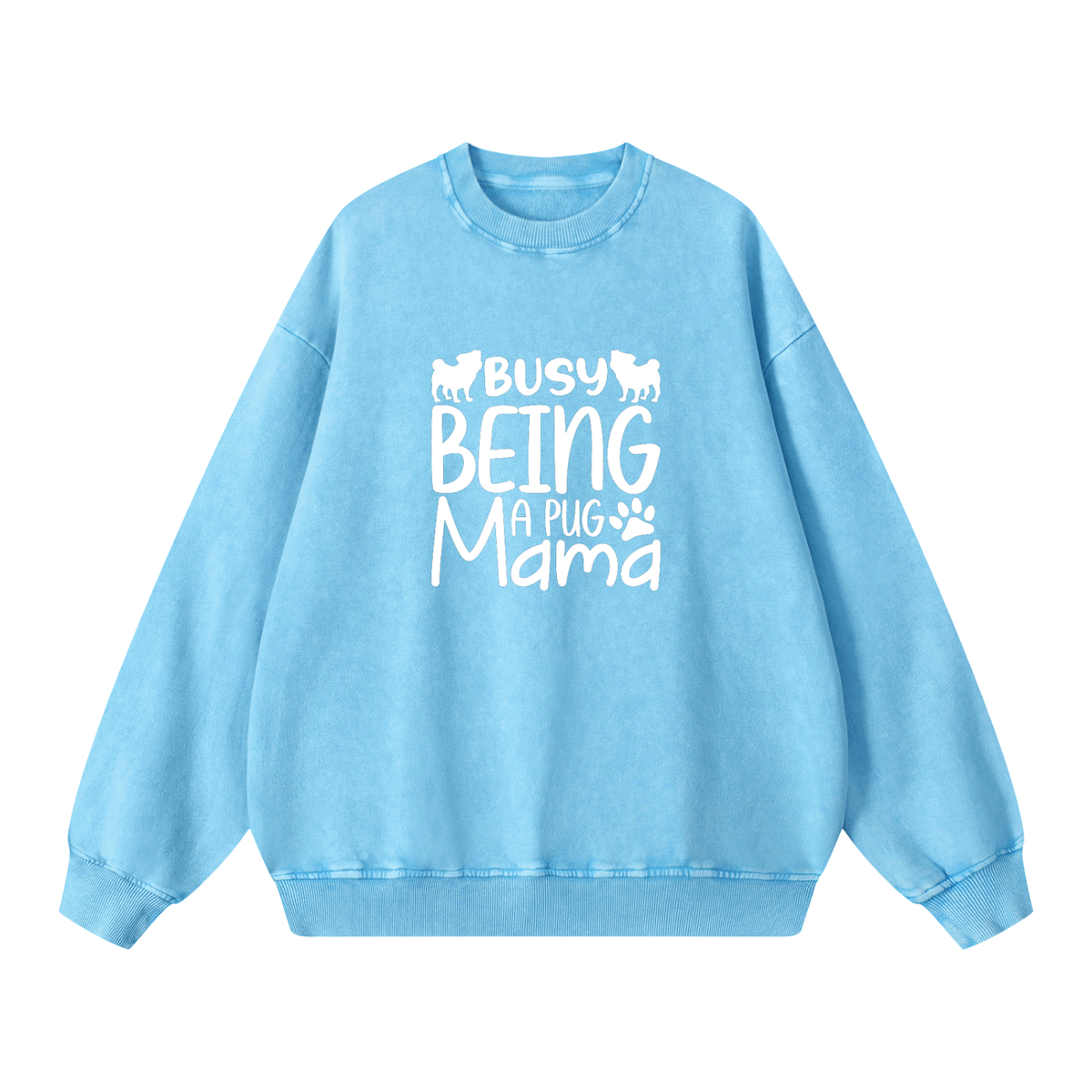 Cleo  - Snow Washed Oversized Sweatshirt
