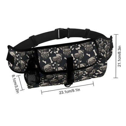 Finn - Pug Treat Training Pouch | Outdoor Storage Waist Bag
