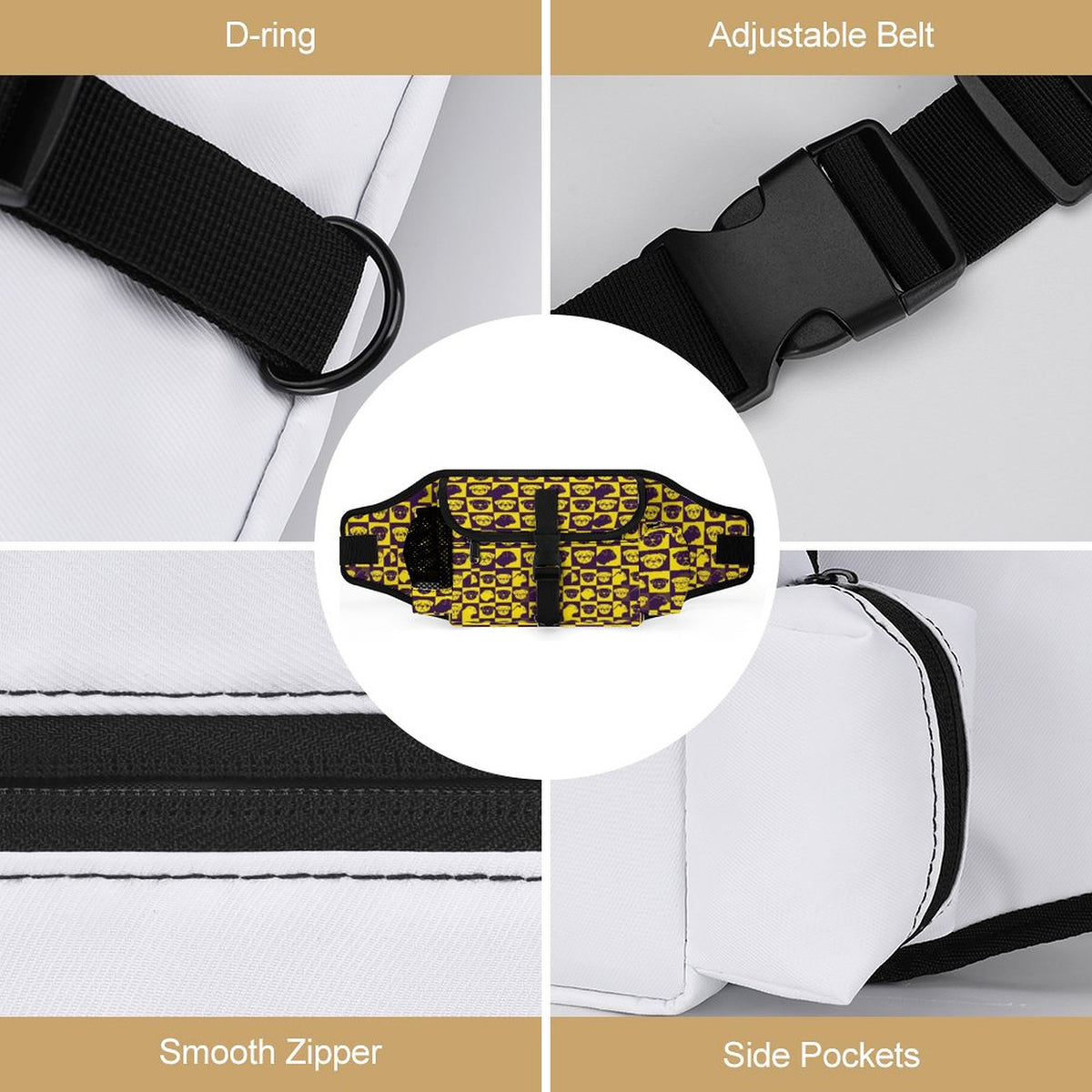 Max - Pug Treat Training Pouch | Outdoor Storage Waist Bag