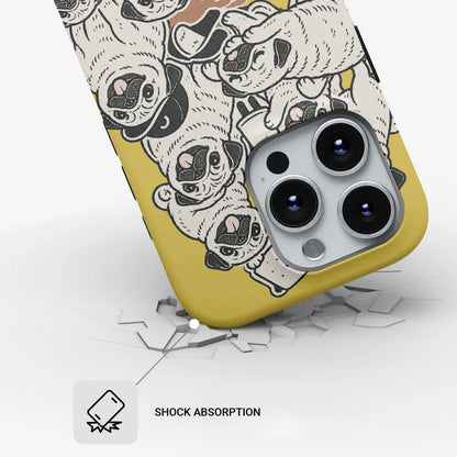 Zena - Dual-Layer Pug  Phone Case