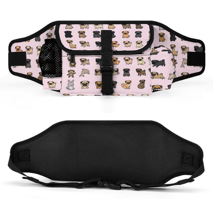 Loki - Pug Treat Training Pouch | Outdoor Storage Waist Bag