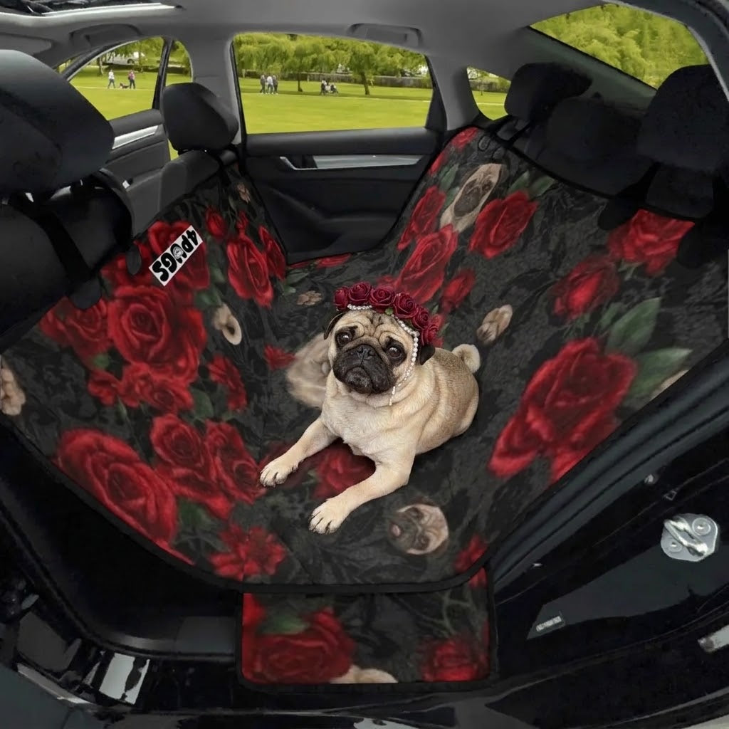 Buster - Waterproof Pug Car Seat Cover