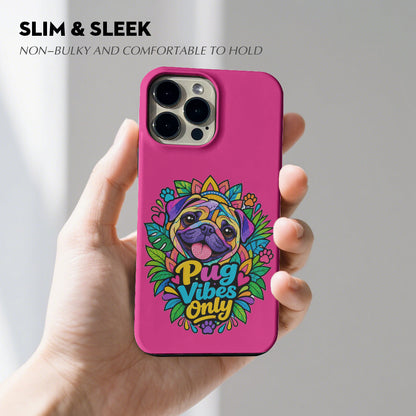 Duke - Dual-Layer Pug  Phone Case