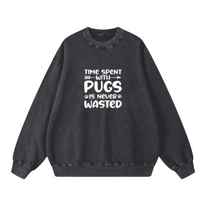Bear - Snow Washed Oversized Sweatshirt