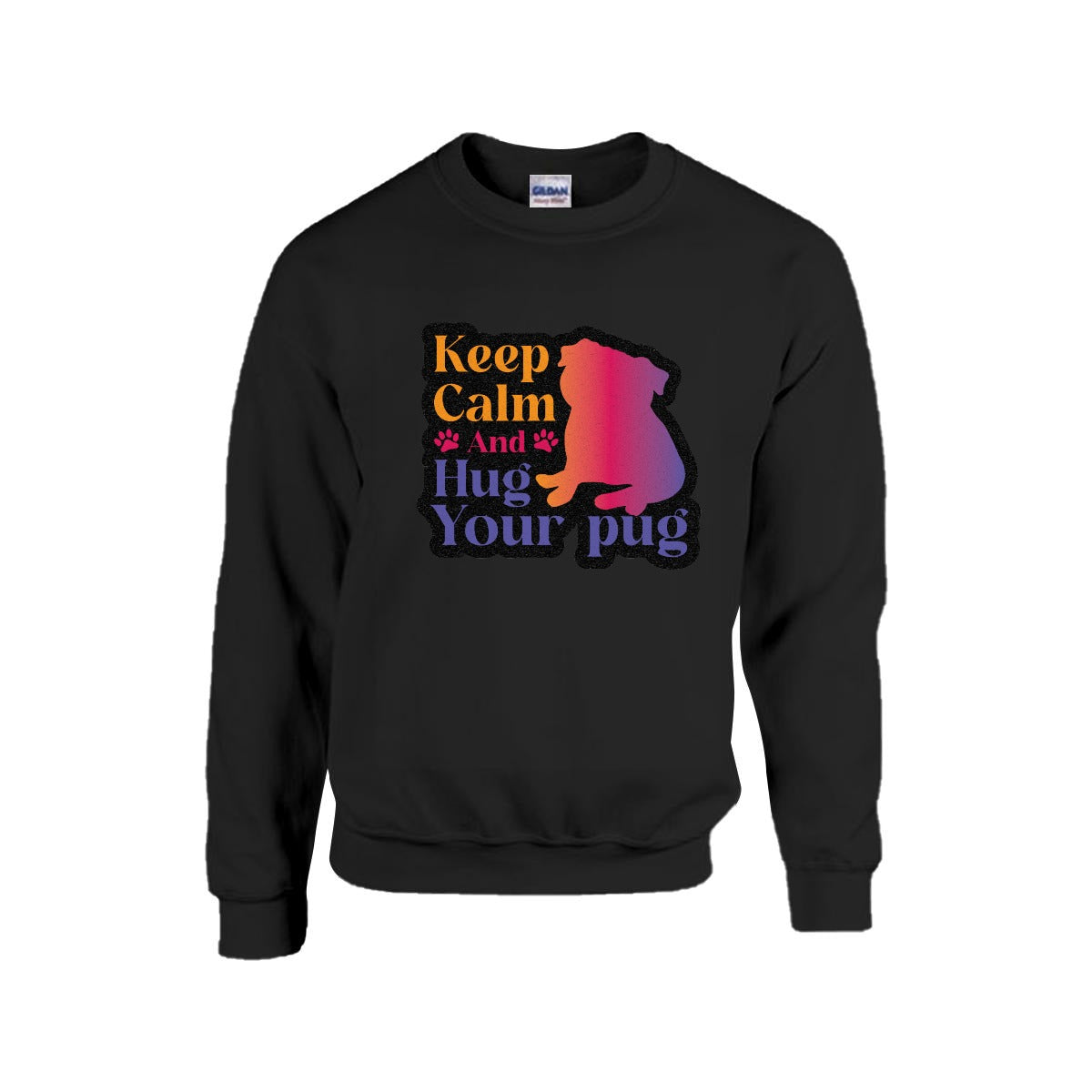 Cleo - Unisex Cotton Sweater for Pug Lovers
