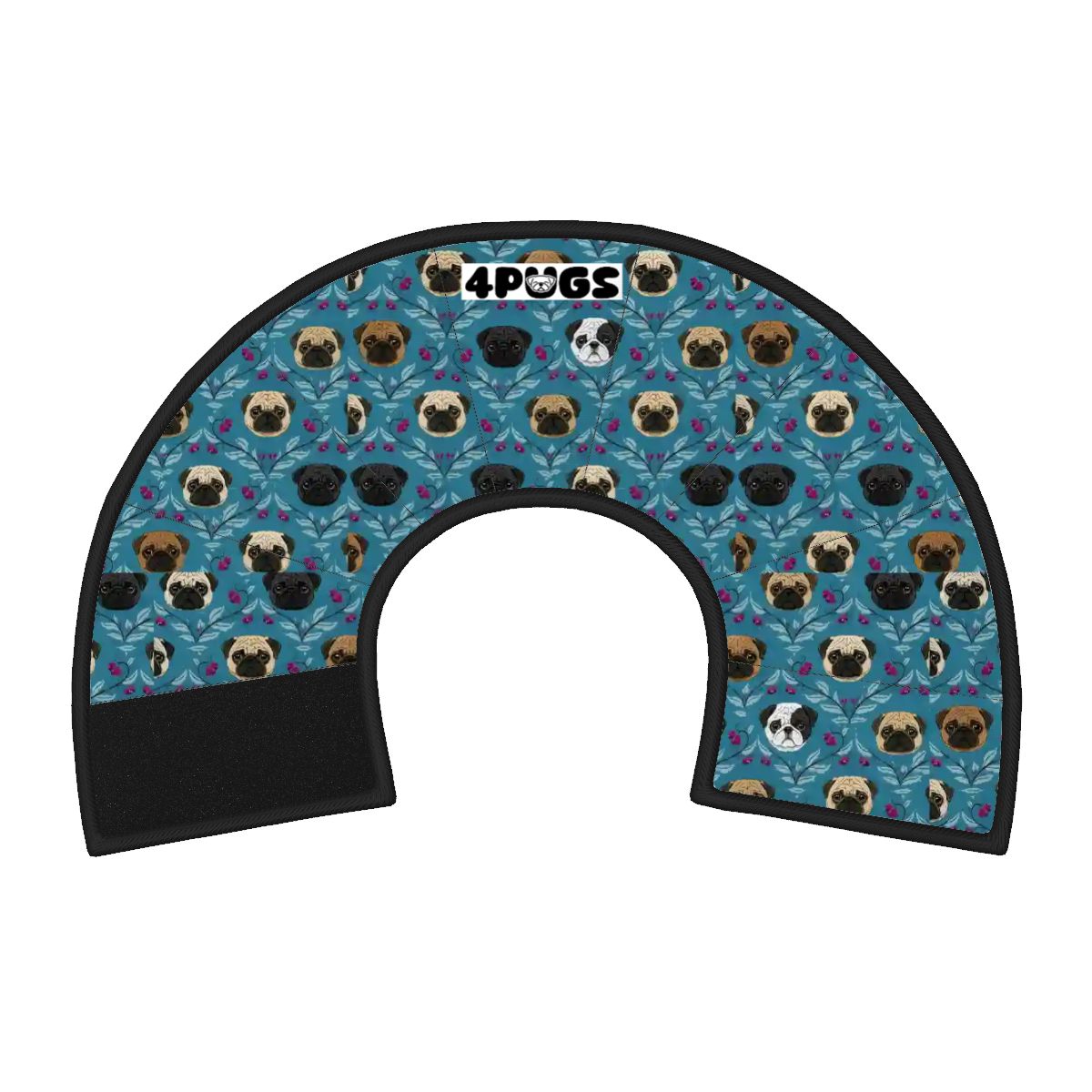 Skye - Elizabethan Cone Collar Pug Fit
