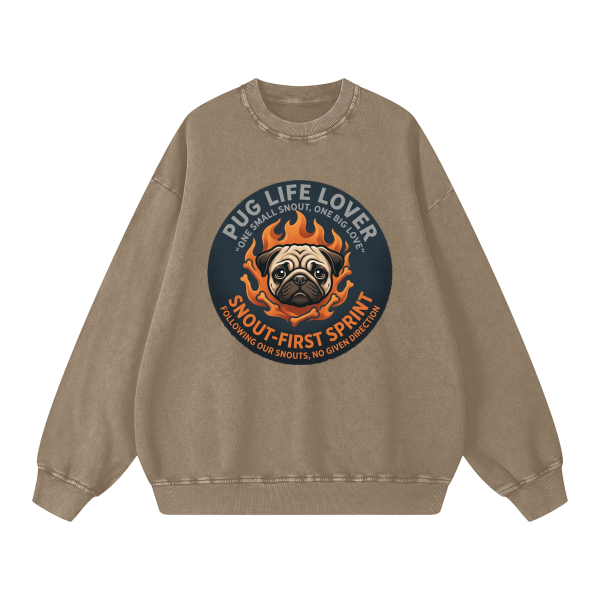 Sam - Snow Washed Oversized Sweatshirt
