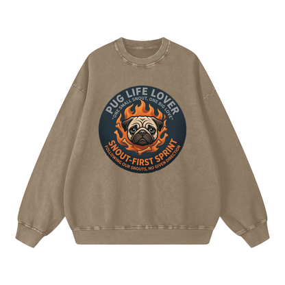 Sam - Snow Washed Oversized Sweatshirt