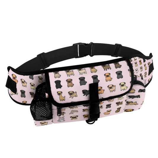Loki - Pug Treat Training Pouch | Outdoor Storage Waist Bag
