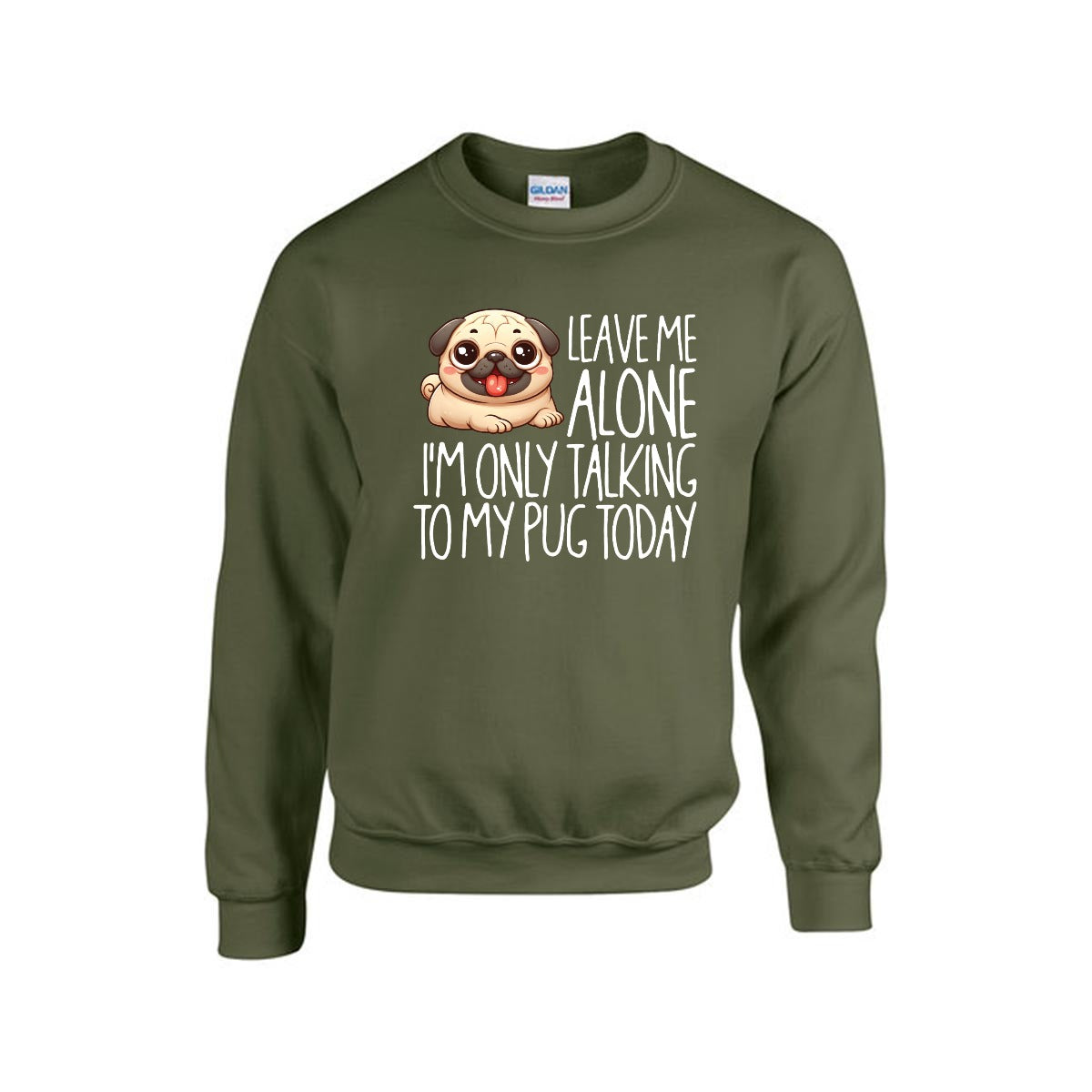 Bronx - Unisex Cotton Sweater for Pug Lovers
