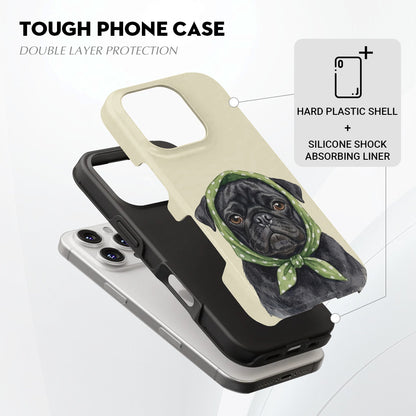 Max  - Dual-Layer Pug  Phone Case