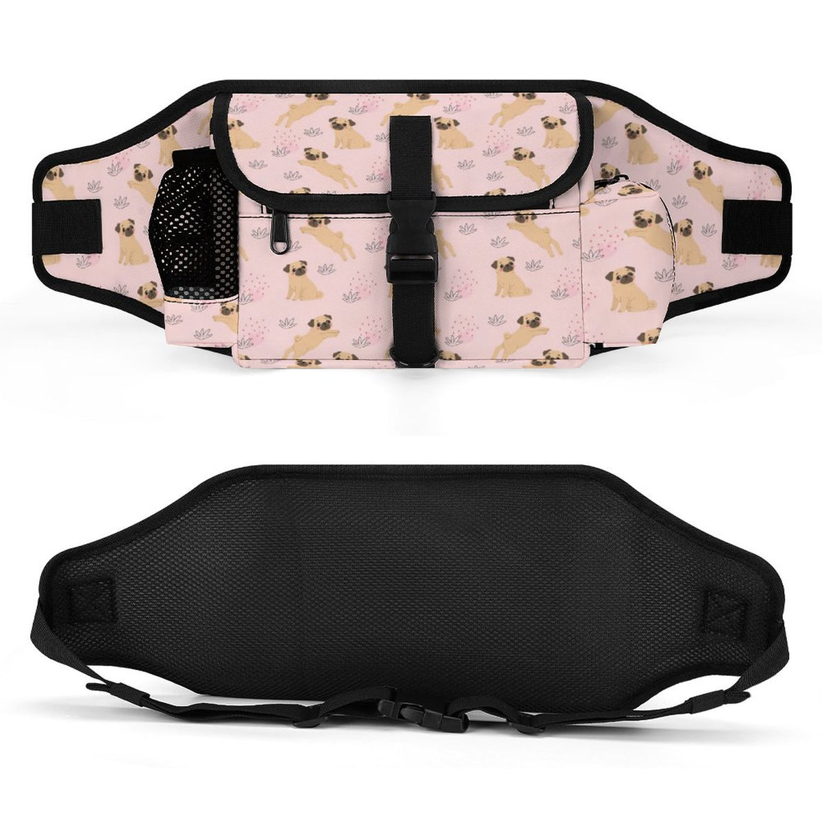 Luna - Pug Treat Training Pouch | Outdoor Storage Waist Bag