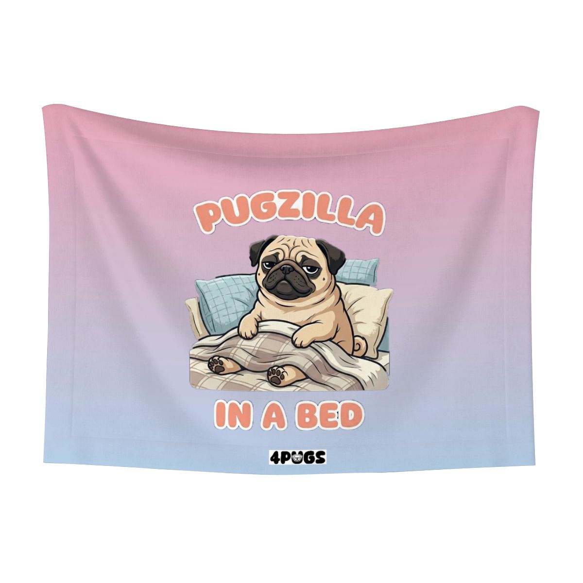 Bandit - Pug Blanket