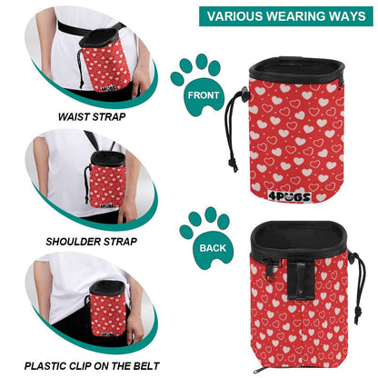 Willow - Pug Treat Training Pouch | Portable Bait Bag with Waist Clip