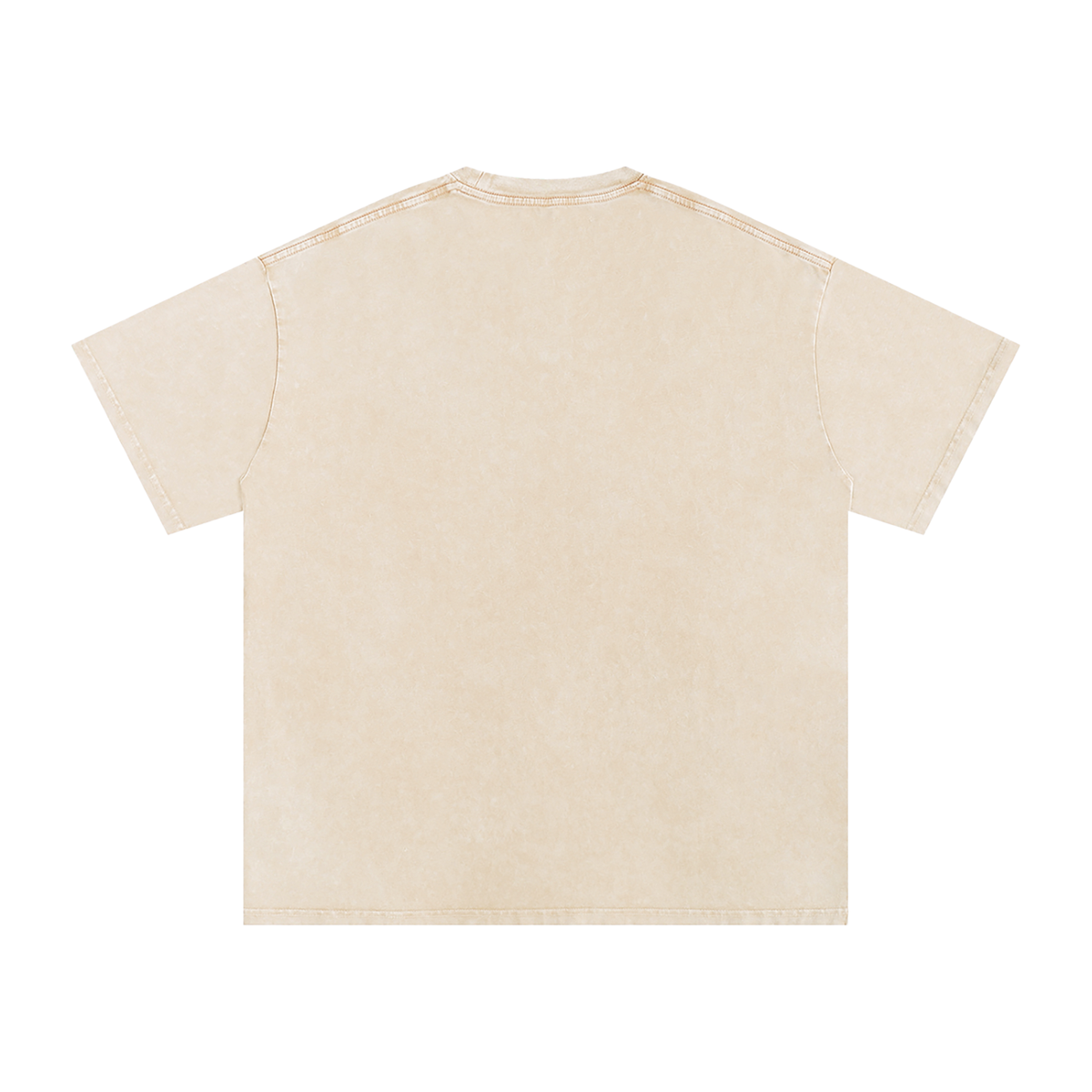 Sunny  - Snow Washed Pug T-Shirt – Oversized Heavyweight Cotton