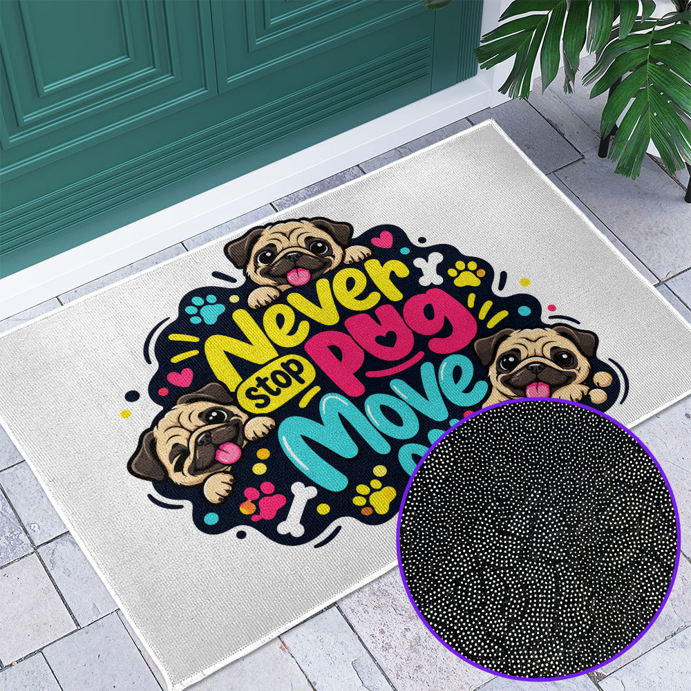 Zoey - Pug Welcome Door Mat