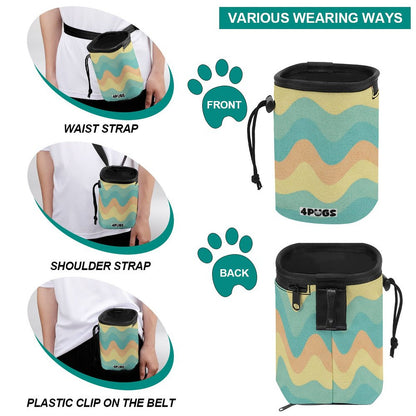 Sassy - Pug Treat Training Pouch | Portable Bait Bag with Waist Clip