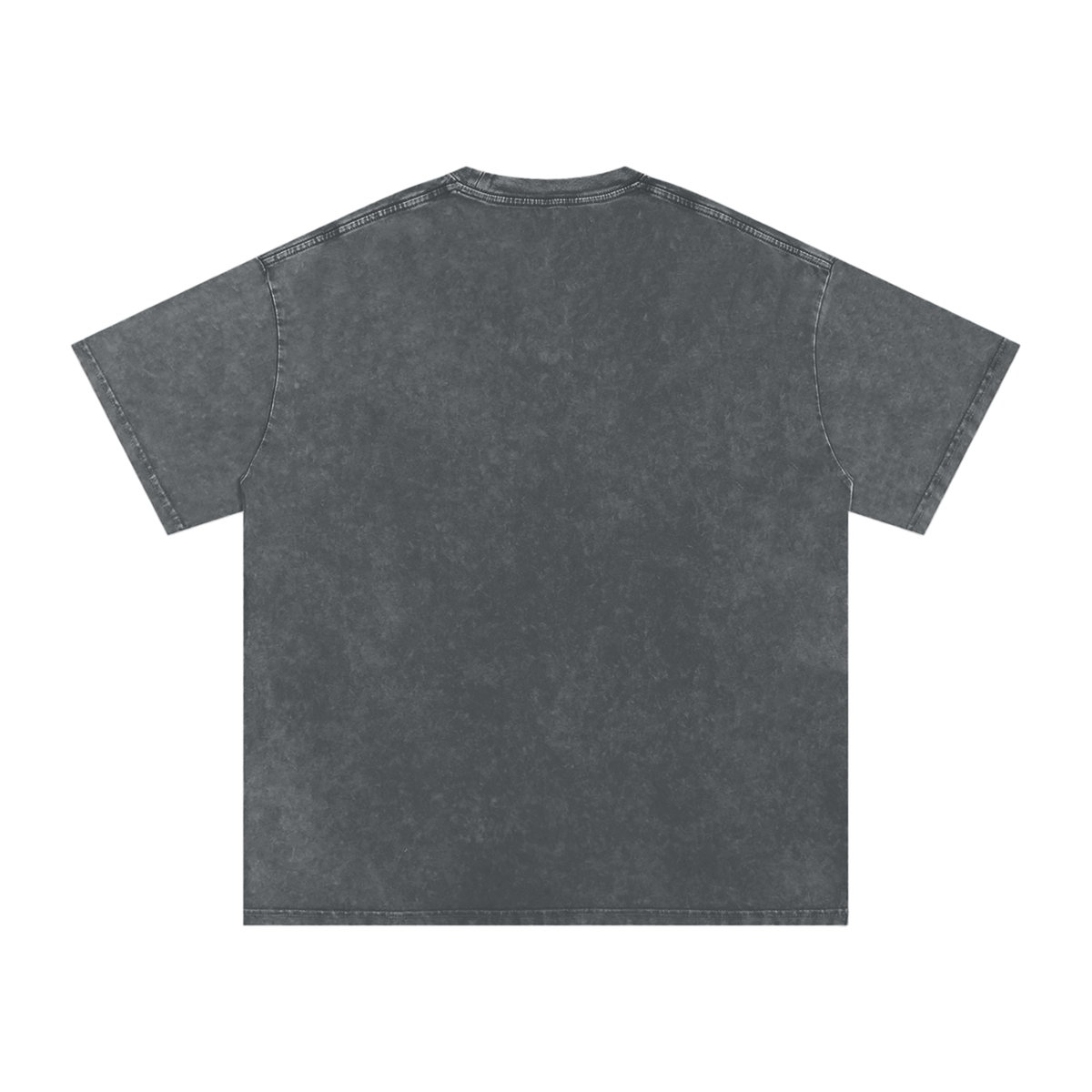 Hols - Snow Washed Pug T-Shirt – Oversized Heavyweight Cotton