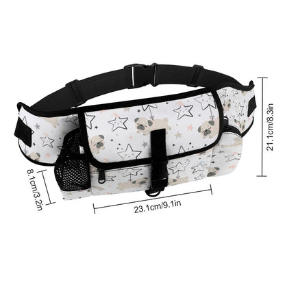 Indigo - Pug Treat Training Pouch | Outdoor Storage Waist Bag
