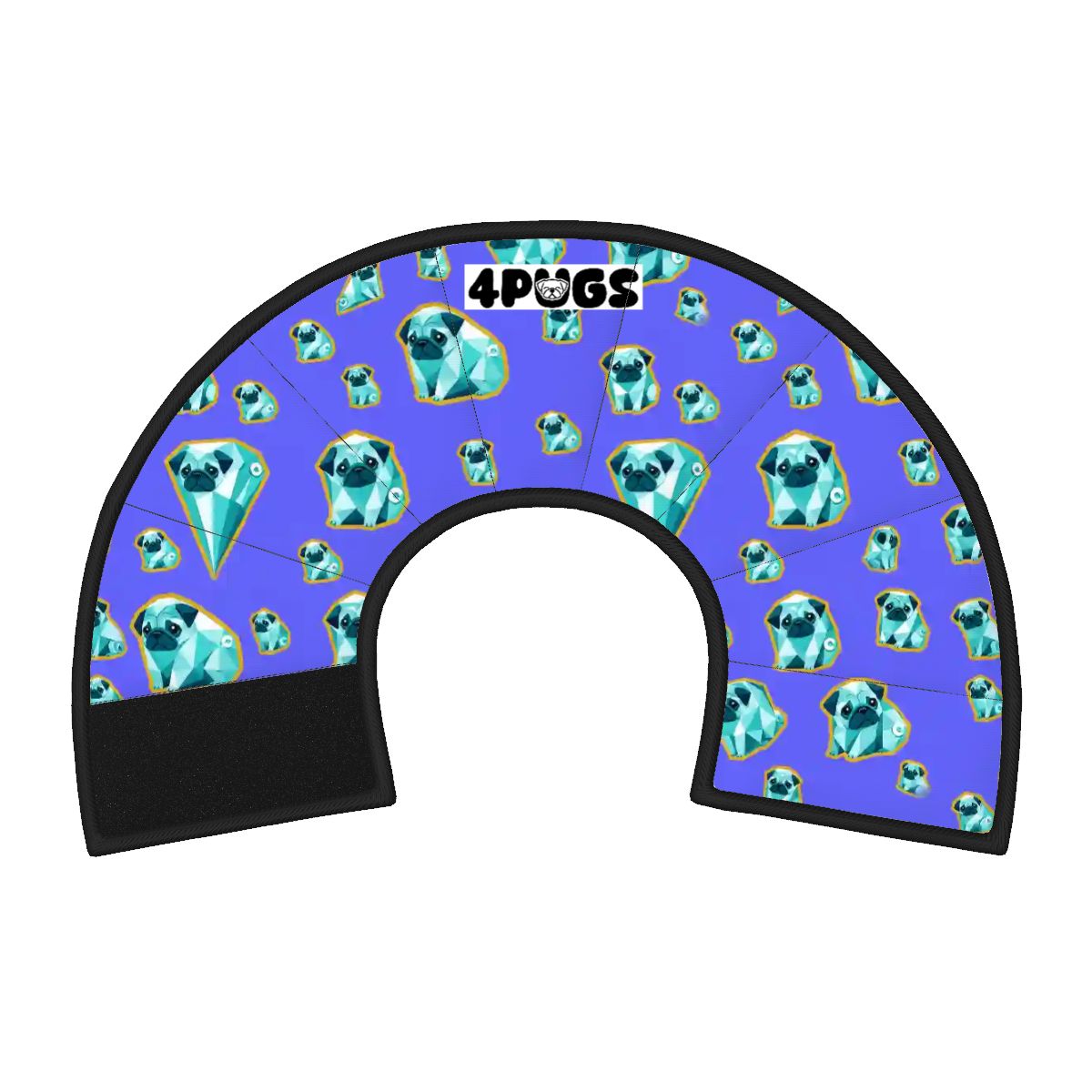 Daisy - Elizabethan Cone Collar Pug Fit