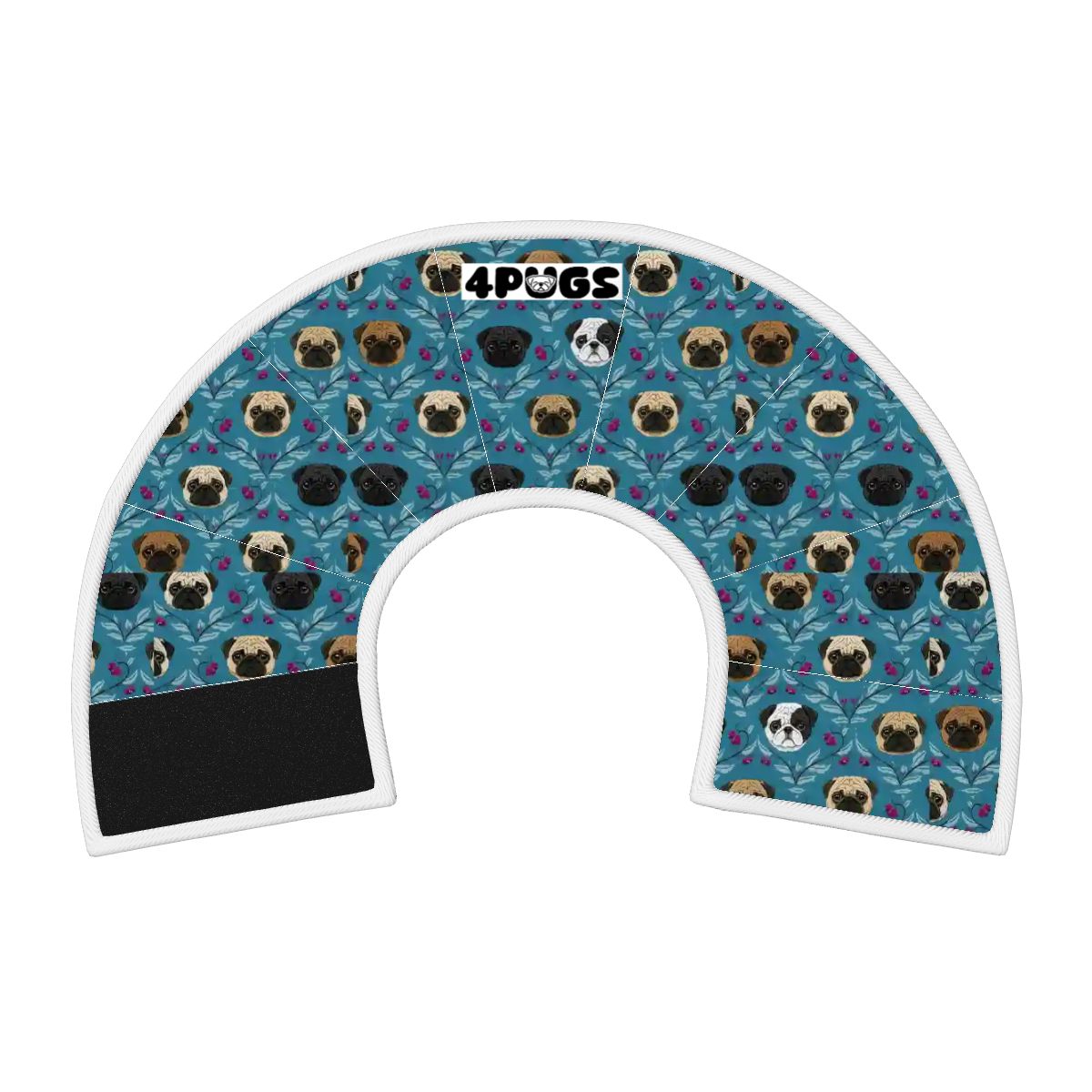 Skye - Elizabethan Cone Collar Pug Fit